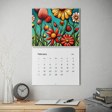 Load image into Gallery viewer, Standard Wall Calendar (2024) - Flowers