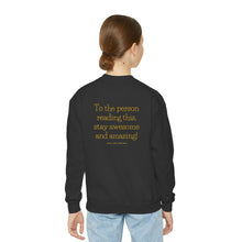 Load image into Gallery viewer, Crewneck Sweatshirt - Youth - Sunflower