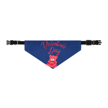 Load image into Gallery viewer, Pet Bandana Collar - Valentines Day - Dark Blue
