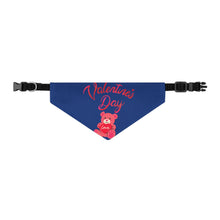 Load image into Gallery viewer, Pet Bandana Collar - Valentines Day - Dark Blue