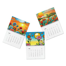 Load image into Gallery viewer, Standard Wall Calendar (2024) - Flowers