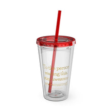 Load image into Gallery viewer, Sunsplash Tumbler with Straw, 16oz - Money Bear