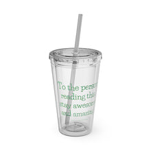 Load image into Gallery viewer, Sunsplash Tumbler with Straw, 16oz - Puppy Love