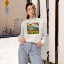 Load image into Gallery viewer, Cropped Fleece Pullover - Sunflower