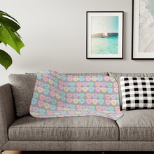 Load image into Gallery viewer, Blanket (Sherpa) - Valentine Charms - Grey
