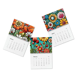 Standard Wall Calendar (2024) - Flowers