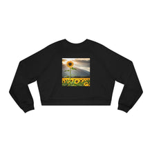 Load image into Gallery viewer, Cropped Fleece Pullover - Sunflower