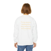 Load image into Gallery viewer, Crewneck Sweatshirt - Youth - Sunflower