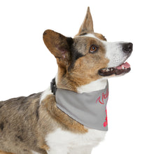 Load image into Gallery viewer, Pet Bandana Collar - Valentines Day - Grey