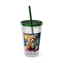 Load image into Gallery viewer, Sunsplash Tumbler with Straw, 16oz - Money Bear