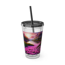 Load image into Gallery viewer, Sunsplash Tumbler with Straw, 16oz - Landscape