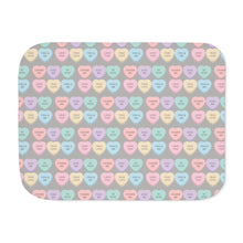 Load image into Gallery viewer, Blanket (Sherpa) - Valentine Charms - Grey
