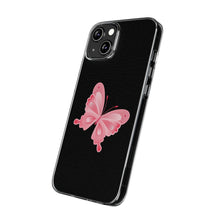 Load image into Gallery viewer, Phone Cases - Soft - Pink Butterfly