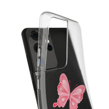 Load image into Gallery viewer, Phone Cases - Soft - Pink Butterfly