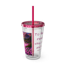 Load image into Gallery viewer, Sunsplash Tumbler with Straw, 16oz - Landscape