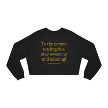 Load image into Gallery viewer, Cropped Fleece Pullover - Sunflower