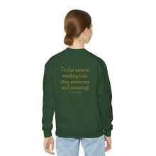 Load image into Gallery viewer, Crewneck Sweatshirt - Youth - Sunflower