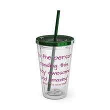 Load image into Gallery viewer, Sunsplash Tumbler with Straw, 16oz - Landscape