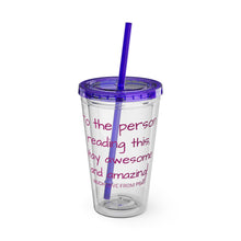 Load image into Gallery viewer, Sunsplash Tumbler with Straw, 16oz - Landscape