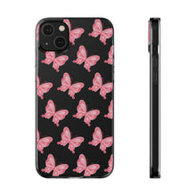 Load image into Gallery viewer, Phone Cases - Soft - Pink Butterfly Small