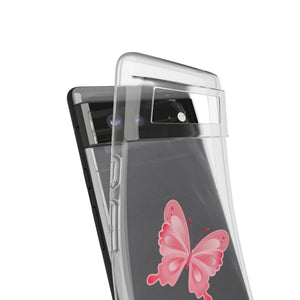 Phone Cases - Soft - Pink Butterfly