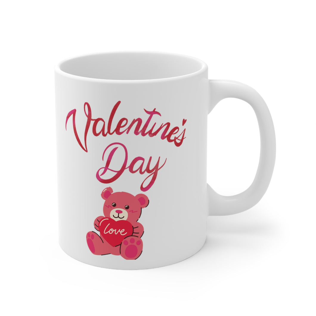 Mug - Valentines Day - White Ceramic  11oz