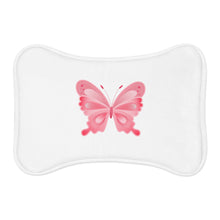 Load image into Gallery viewer, Pet Feeding Mats - Pink Butterfly - Bone