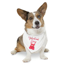Load image into Gallery viewer, Pet Bandana Collar - Valentines Day - White