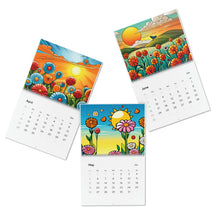Load image into Gallery viewer, Standard Wall Calendar (2024) - Flowers