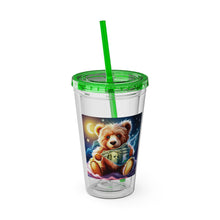 Load image into Gallery viewer, Sunsplash Tumbler with Straw, 16oz - Money Bear