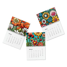 Load image into Gallery viewer, Standard Wall Calendar (2024) - Flowers