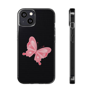 Phone Cases - Soft - Pink Butterfly
