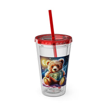 Load image into Gallery viewer, Sunsplash Tumbler with Straw, 16oz - Money Bear