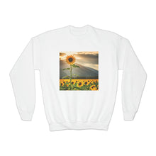 Load image into Gallery viewer, Crewneck Sweatshirt - Youth - Sunflower