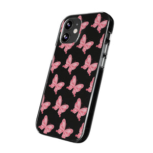 Phone Cases - Soft - Pink Butterfly Small