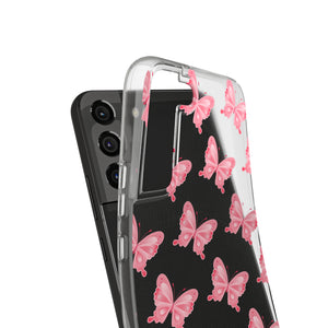 Phone Cases - Soft - Pink Butterfly Small