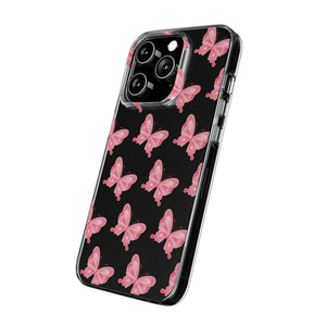 Phone Cases - Soft - Pink Butterfly Small