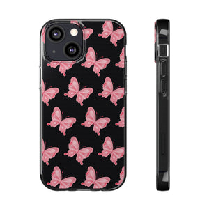 Phone Cases - Soft - Pink Butterfly Small