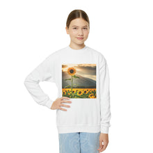 Load image into Gallery viewer, Crewneck Sweatshirt - Youth - Sunflower
