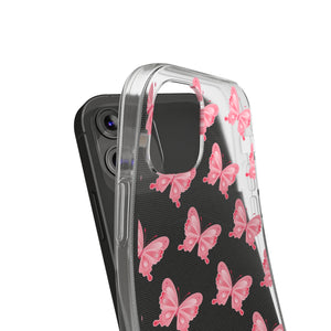 Phone Cases - Soft - Pink Butterfly Small