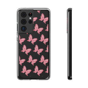 Phone Cases - Soft - Pink Butterfly Small