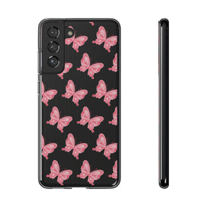 Phone Cases - Soft - Pink Butterfly Small