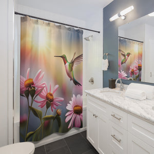 Shower Curtains - Hummingbird