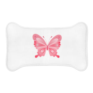 Pet Feeding Mats - Pink Butterfly - Bone