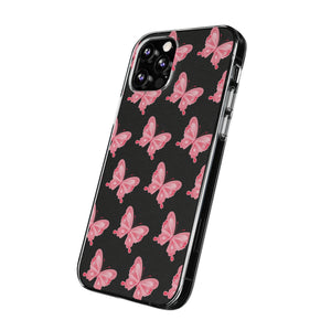 Phone Cases - Soft - Pink Butterfly Small