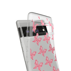 Phone Cases - Soft - Pink Butterfly Small