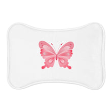 Load image into Gallery viewer, Pet Feeding Mats - Pink Butterfly - Bone
