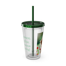 Load image into Gallery viewer, Sunsplash Tumbler with Straw, 16oz - Puppy Love
