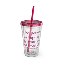 Load image into Gallery viewer, Sunsplash Tumbler with Straw, 16oz - Landscape
