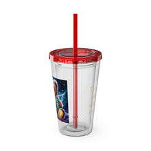 Load image into Gallery viewer, Sunsplash Tumbler with Straw, 16oz - Money Bear
